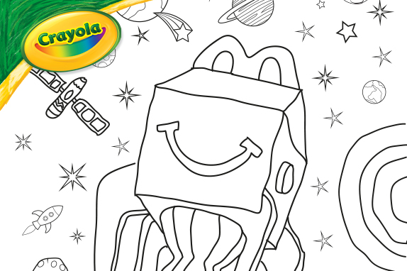 Colour in the Space Scene! 