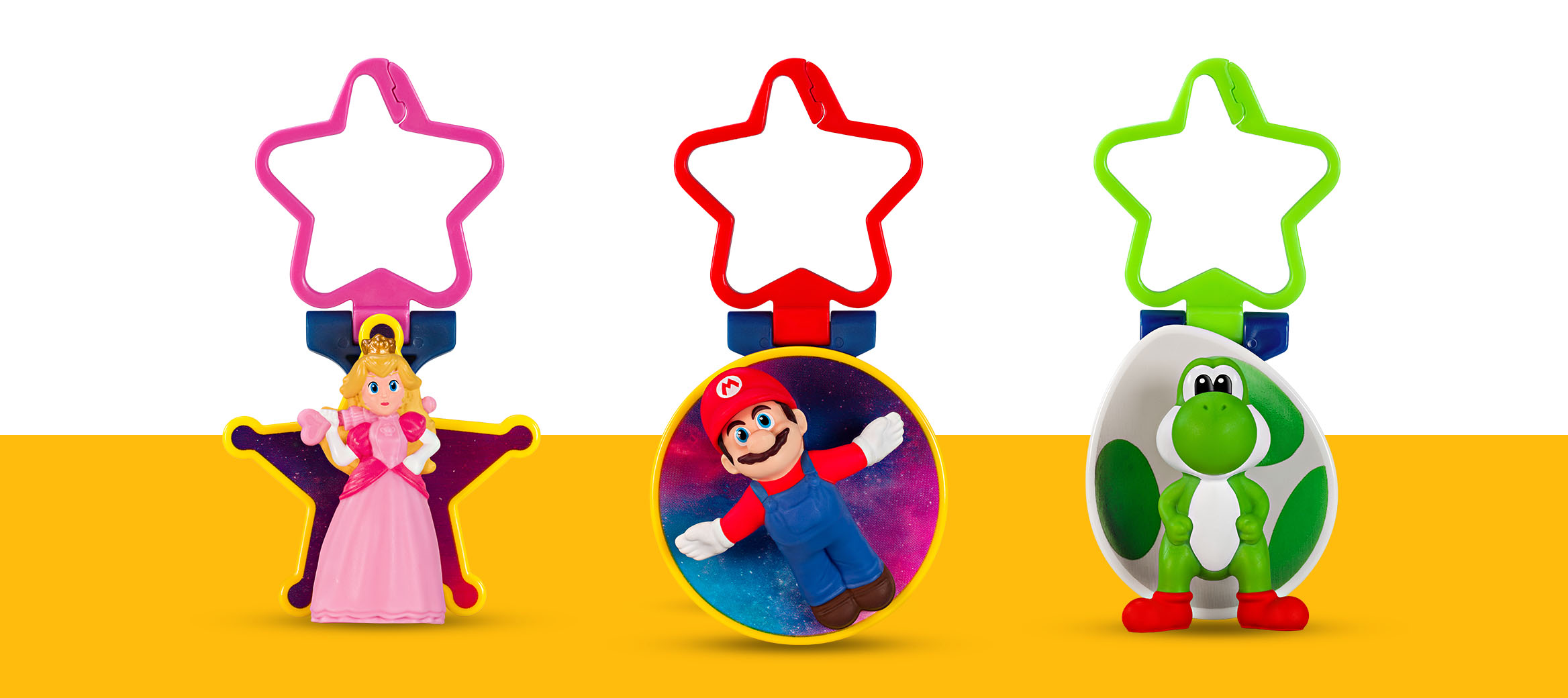 The Super Mario Happy Meal® Toys
