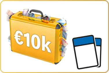 €10,000 cash