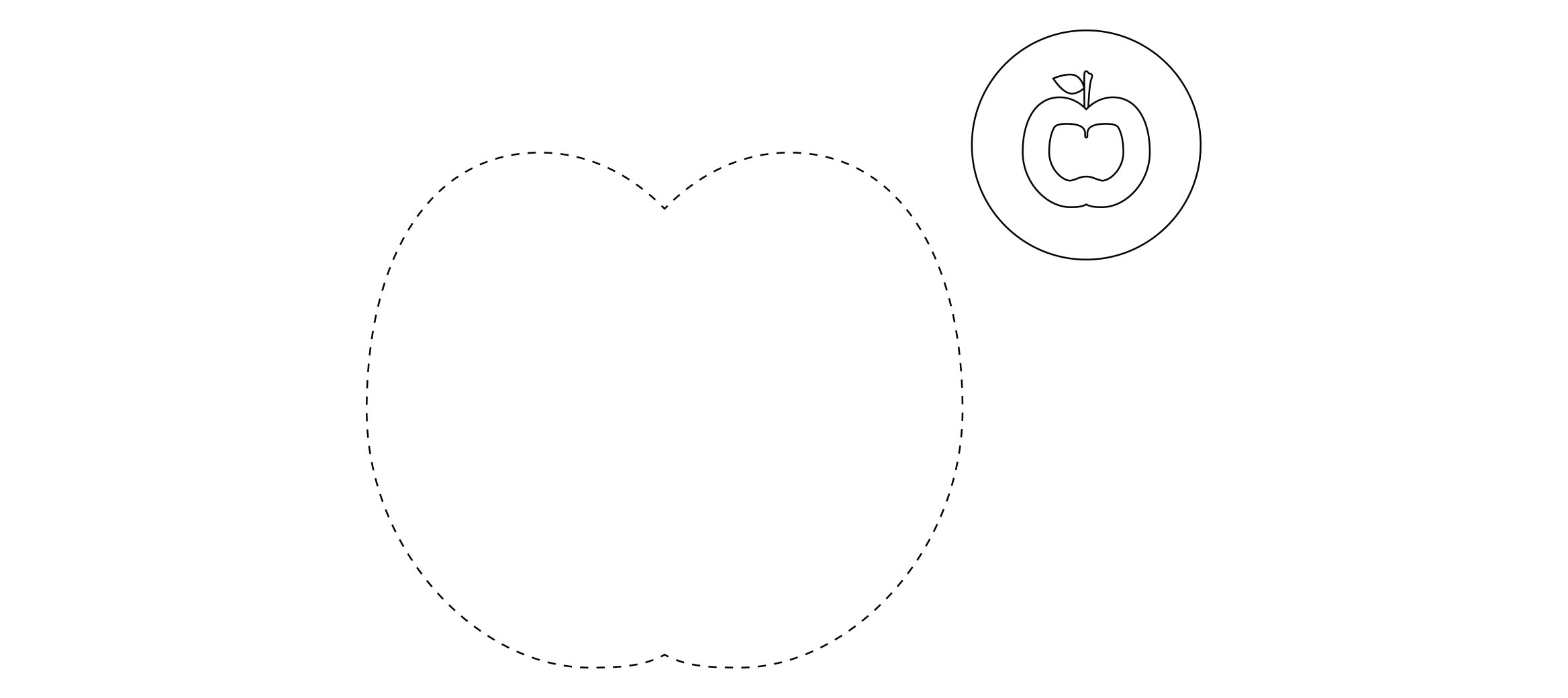 Pop-Up Apple Template