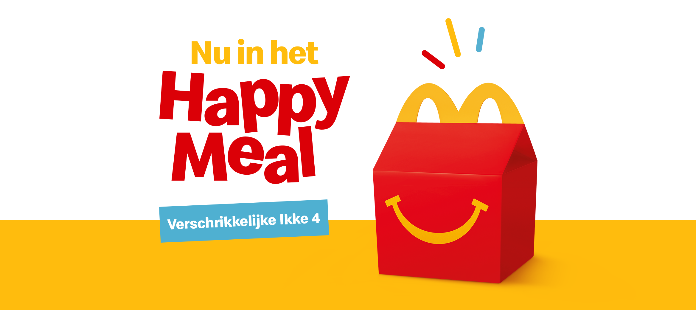 Happy Meal met een boekje of speeltje | McDonald's