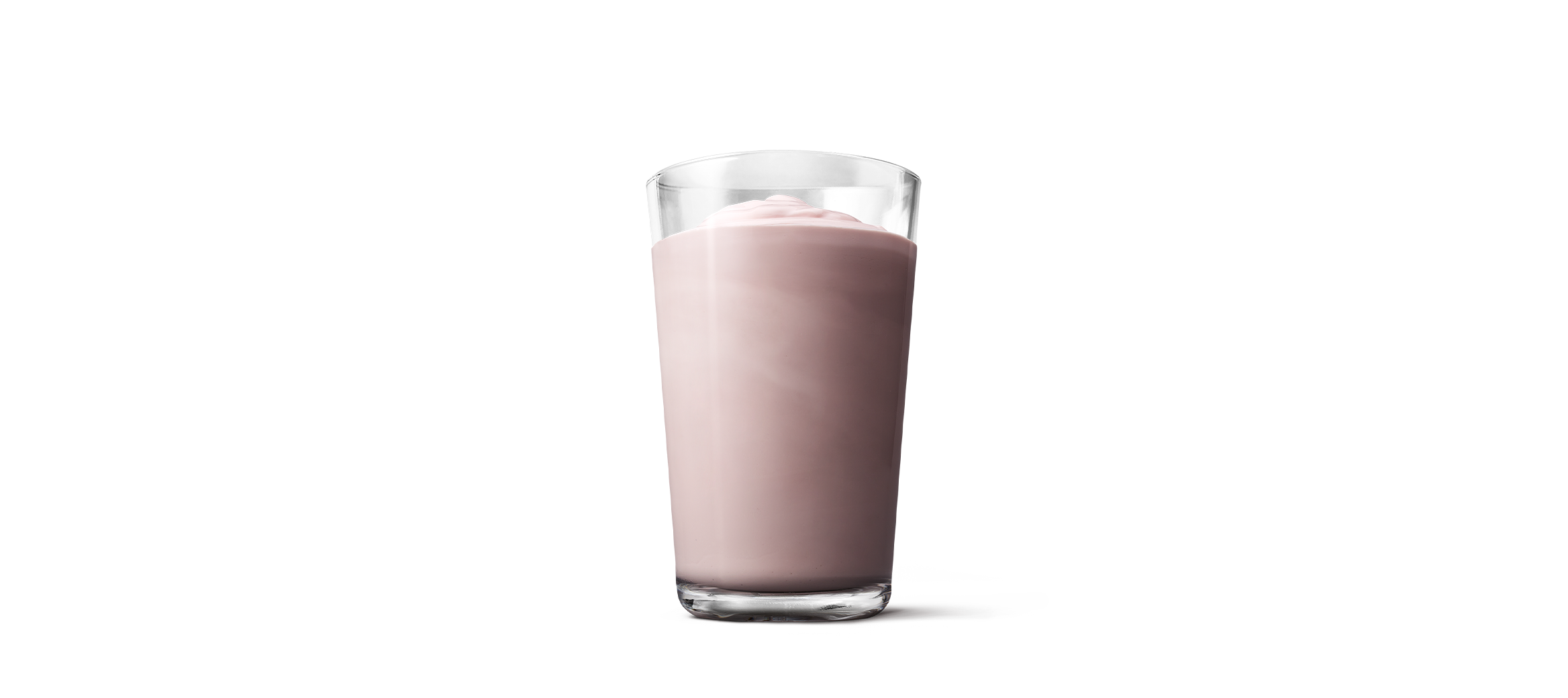 Milkshake med bringebær og blåbærsmak