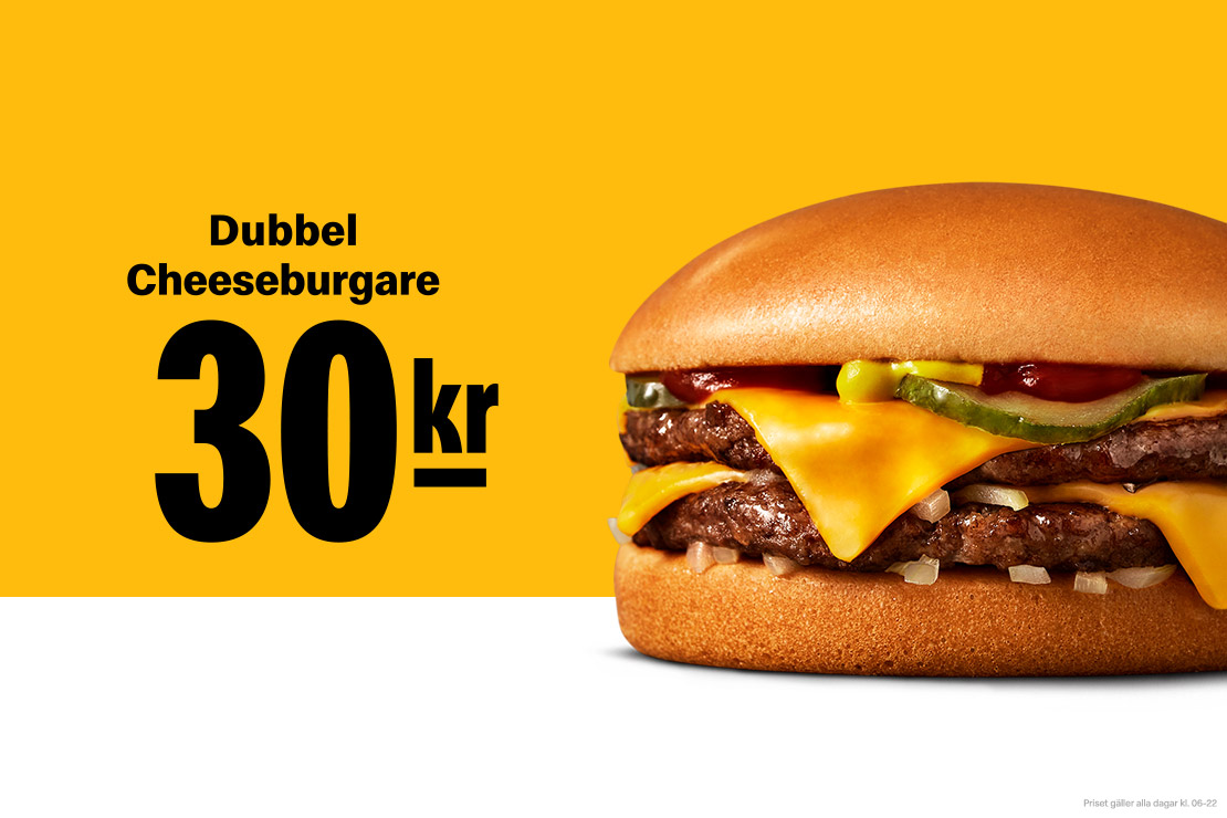 Dubbel Cheeseburgare