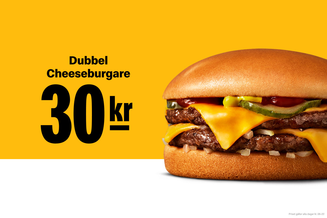 Dubbel Cheeseburgare