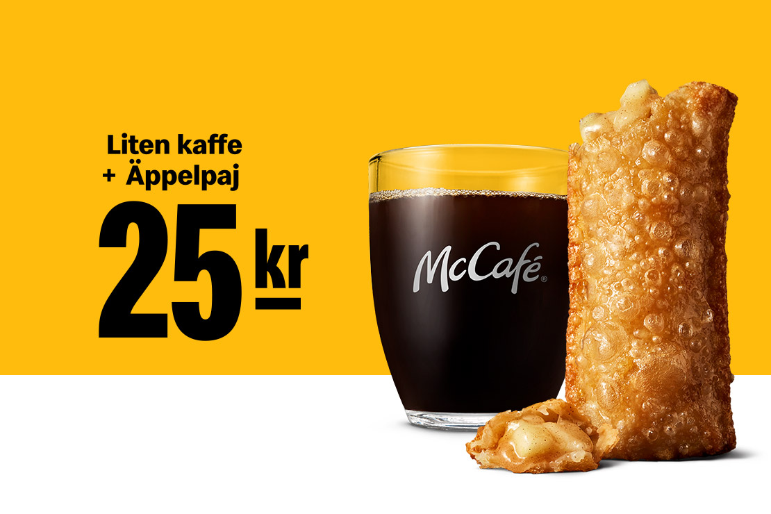 Liten kaffe + Äppelpaj