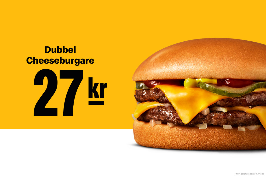 Dubbel Cheeseburgare