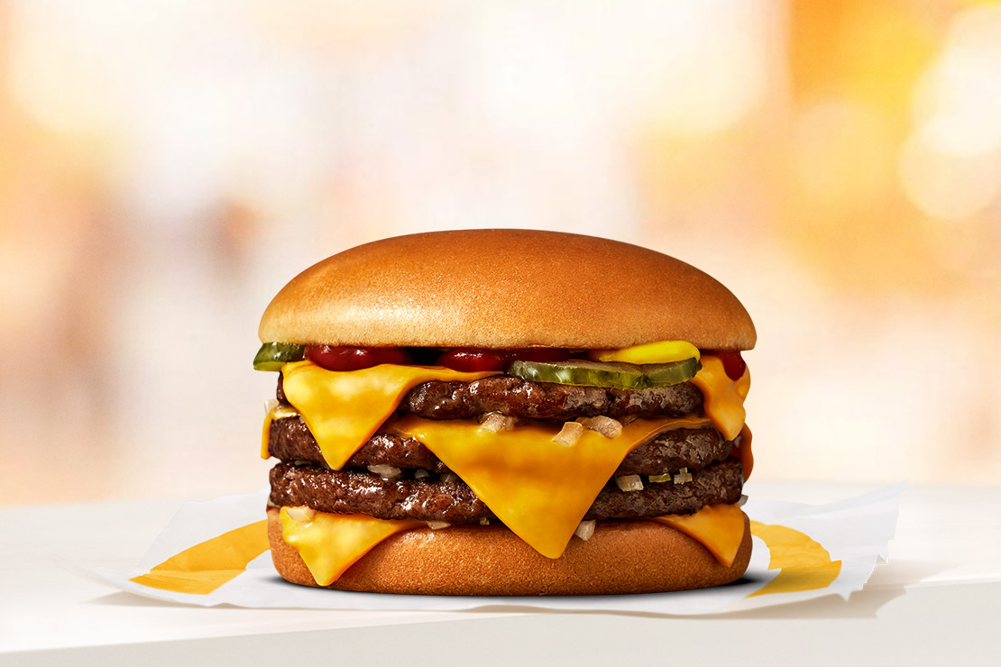 Trippel Cheeseburgare