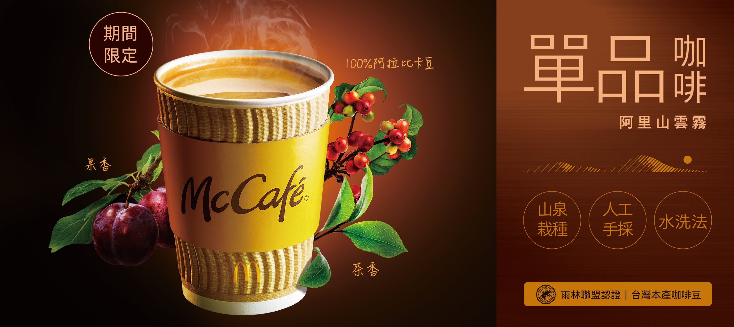 【阿里山雲霧單品咖啡】限定推出！ 