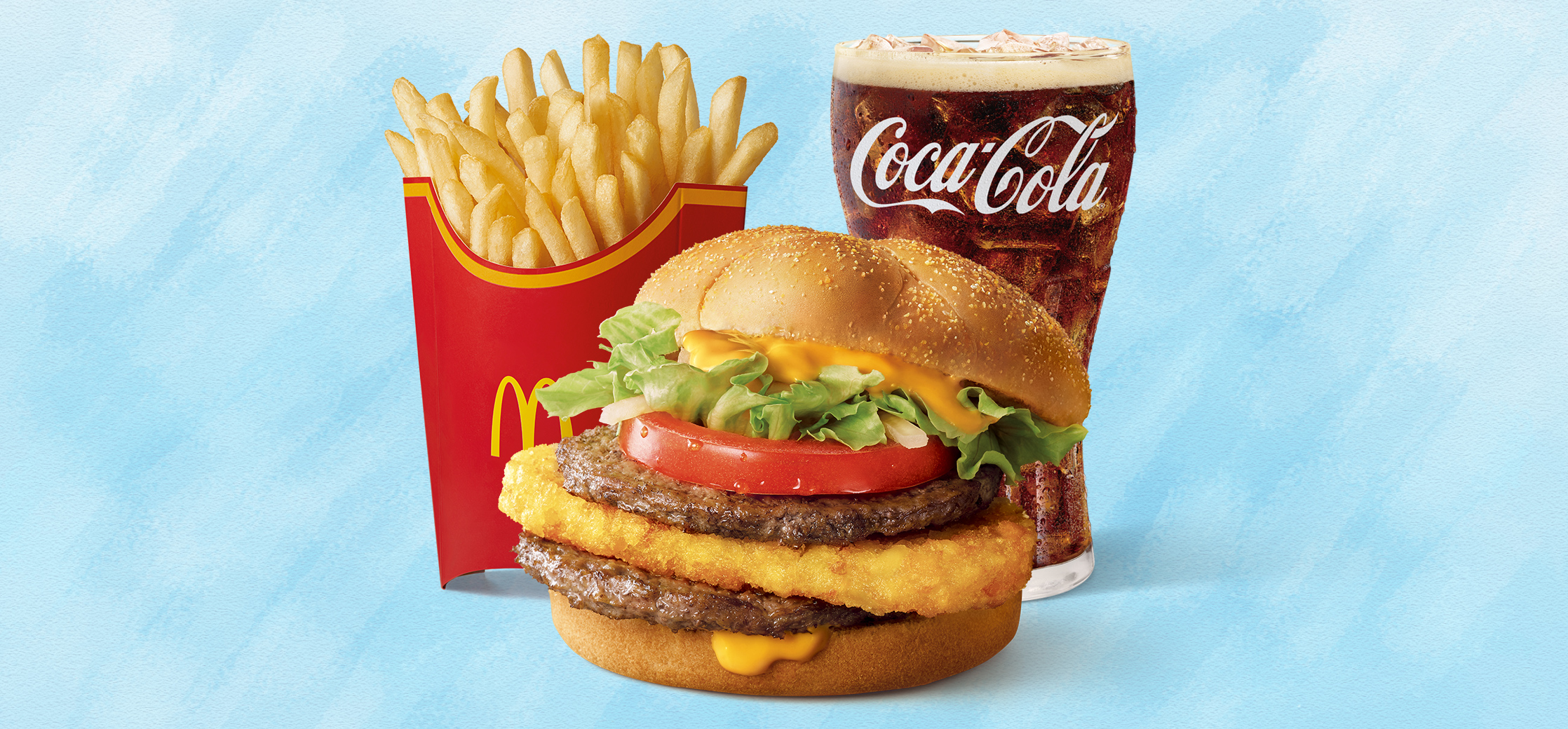 起司脆薯雙牛堡