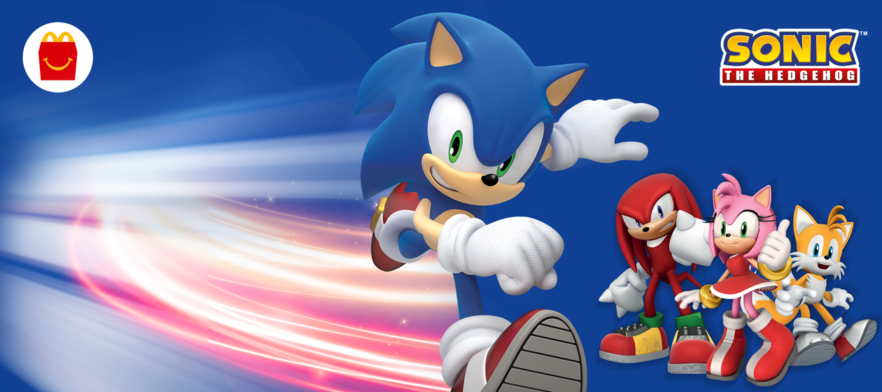 Sonic the shop hedgehog happy meal