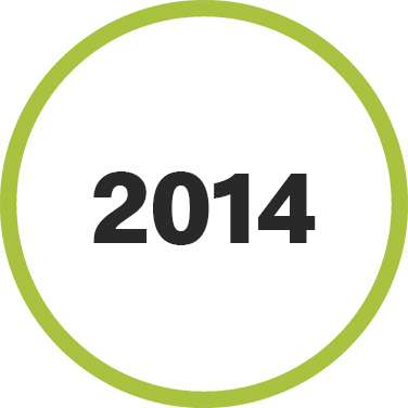 2014 date in green circle.