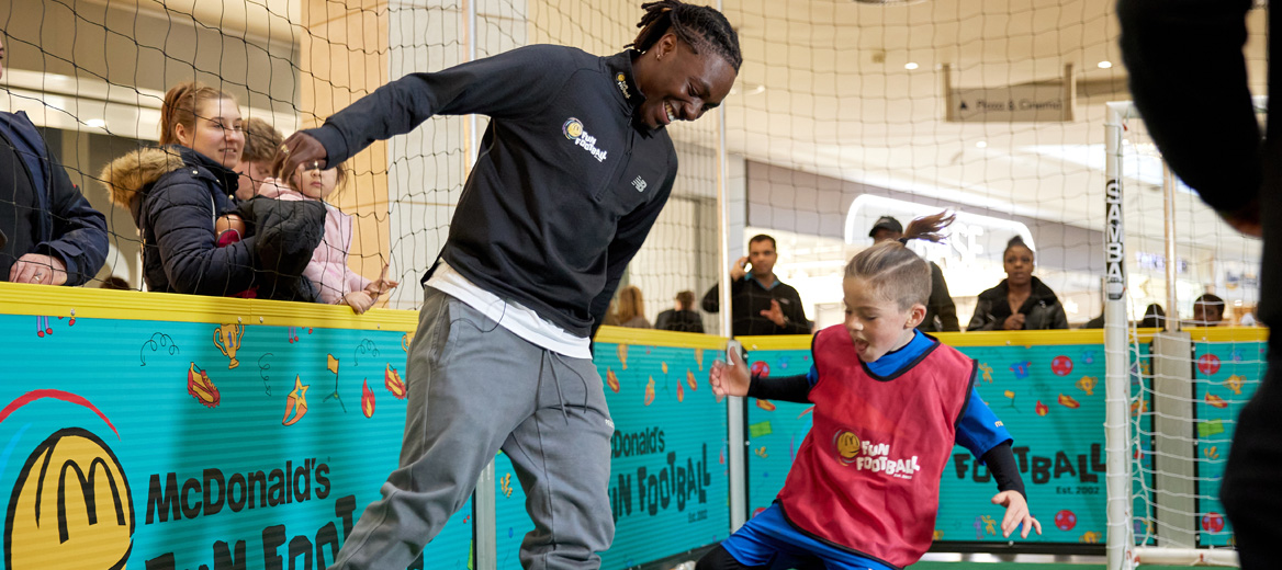 McDonald's UK on X: We're in @StDavidsCardiff today on the first stop of  our @FunFootballUK x #HappyReaders tour! 🎉  / X