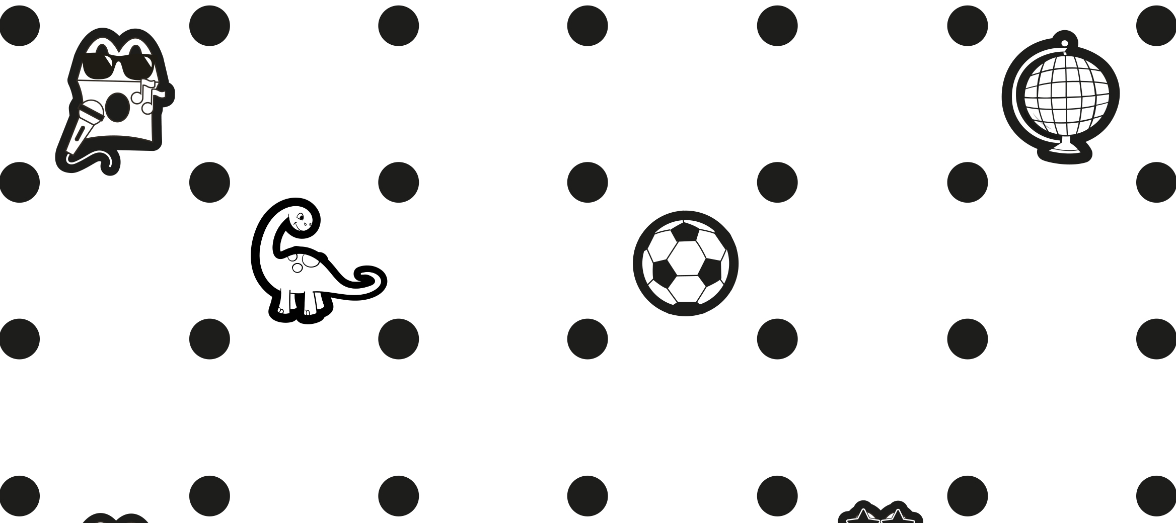 Black-and-white dot-to-dot activity forming a Crocs clog with decorative charms.