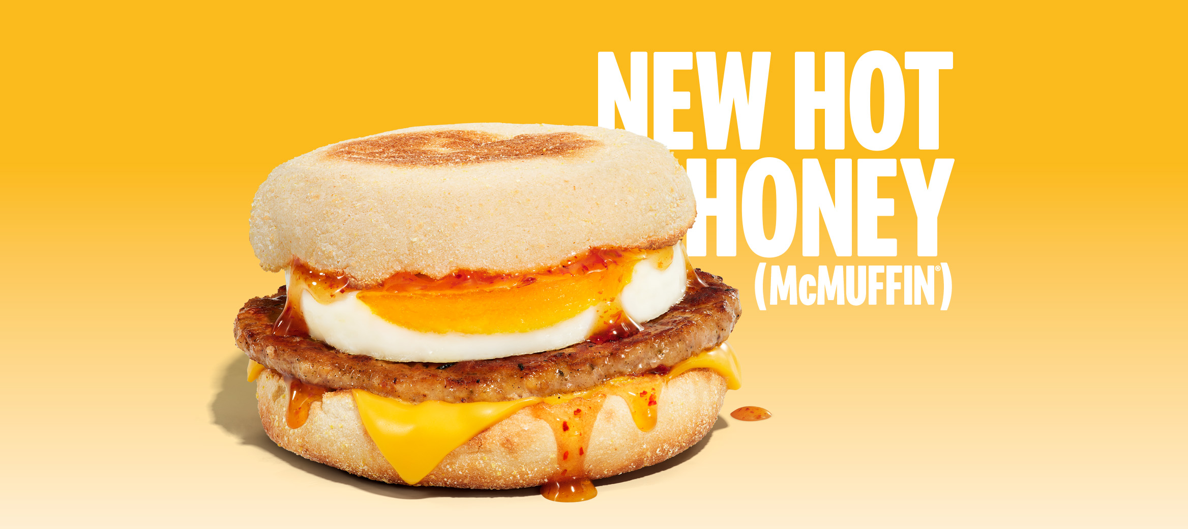 Hot Honey Sausage & Egg McMuffin®