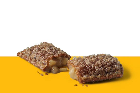 Toffee Apple Pie on a yellow shelf