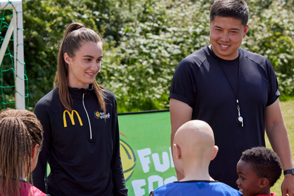 McDonald's UK on X: We're in @StDavidsCardiff today on the first stop of  our @FunFootballUK x #HappyReaders tour! 🎉  / X