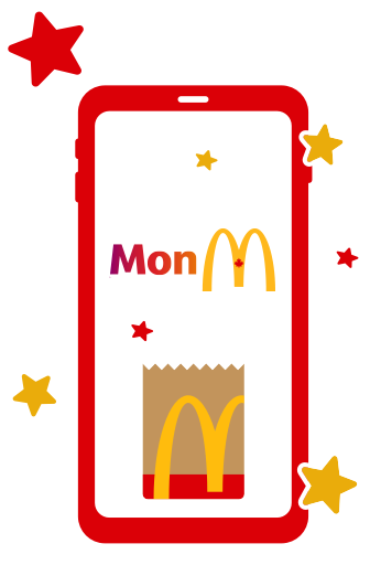 McDonald's logo, opens McDonald's homepage