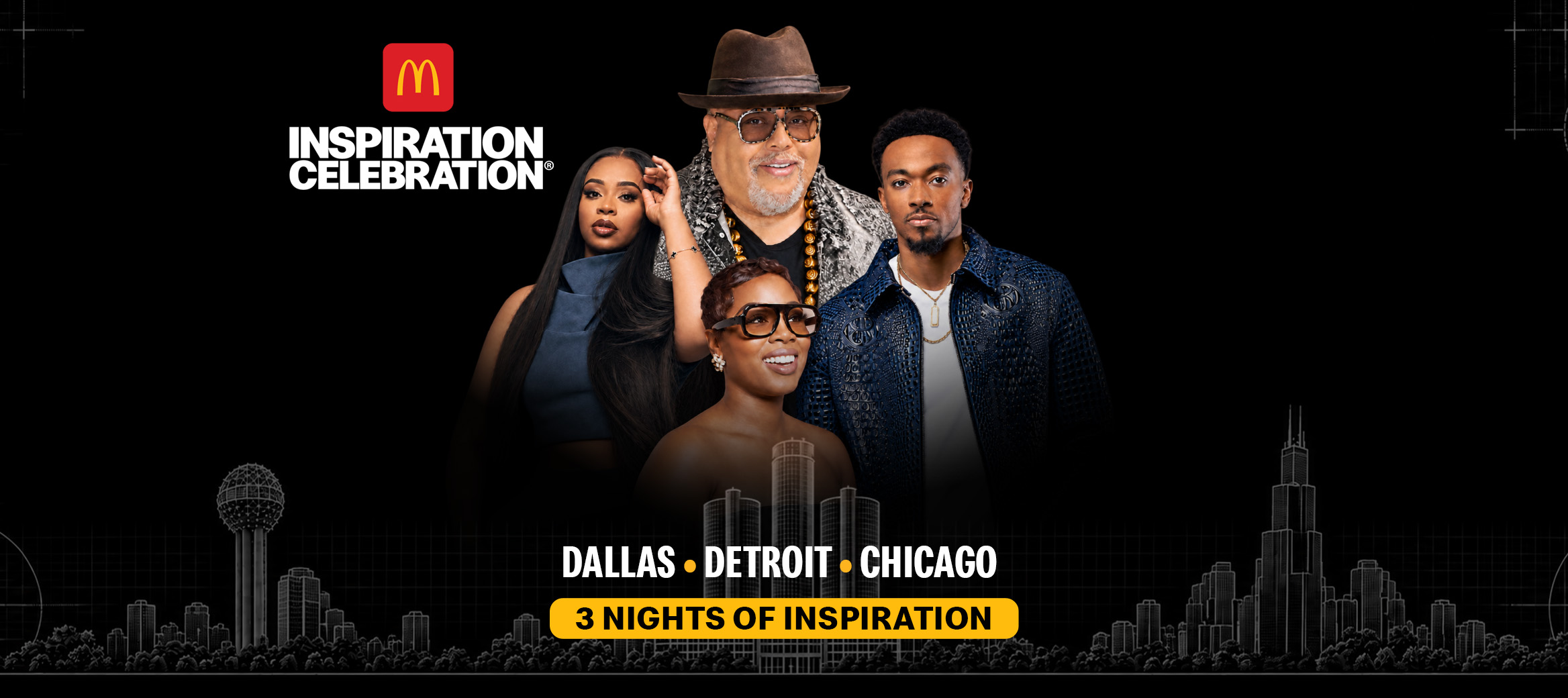 dallas, detroit, chicago: 3 nights of inspiration